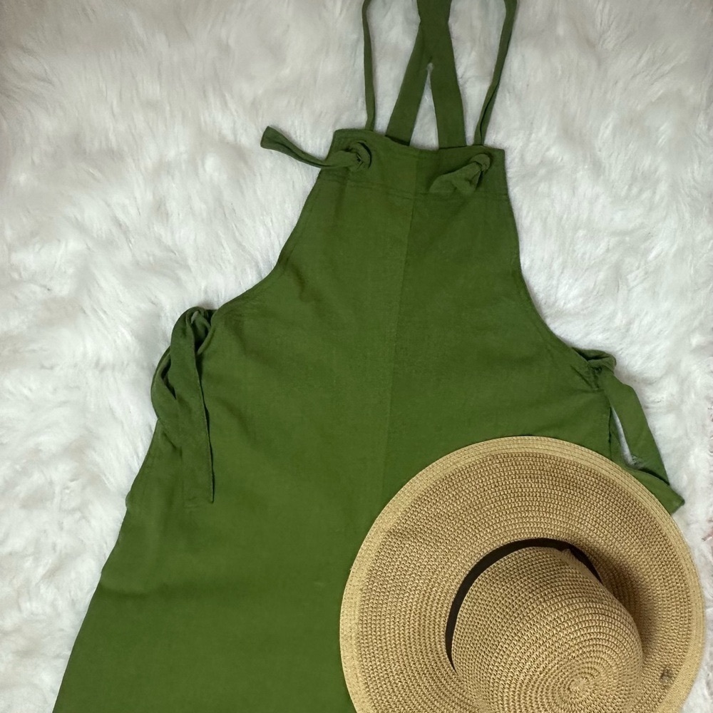 Fashioned by" Tuesday of Caligornia Overalls, size med